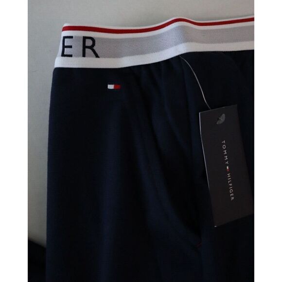 Tommy Hilfiger DR09150348 Men's Sz XL Dark Navy Blue Solid Lounge Pants $60 - Picture 8 of 10